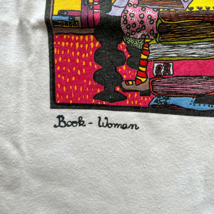 楽天市場】GF731 80s Tシャツ Book Woman イラスト アート USA製 