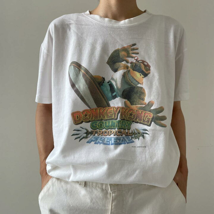 楽天市場】GF691 Tシャツ 2010s キャラクター ゲーム ドンキーコング 