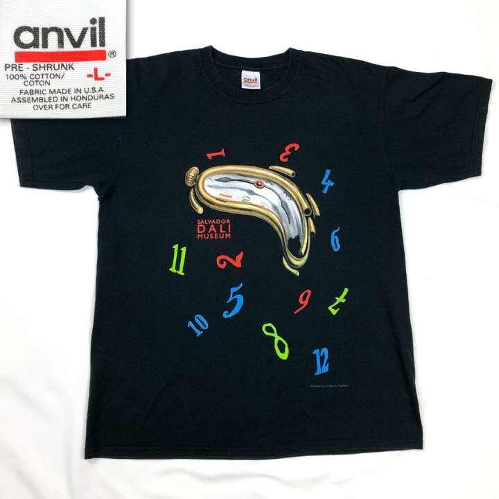 楽天市場】XZ491 90s サルバドールダリ アート Tシャツ USA製 溶ける 