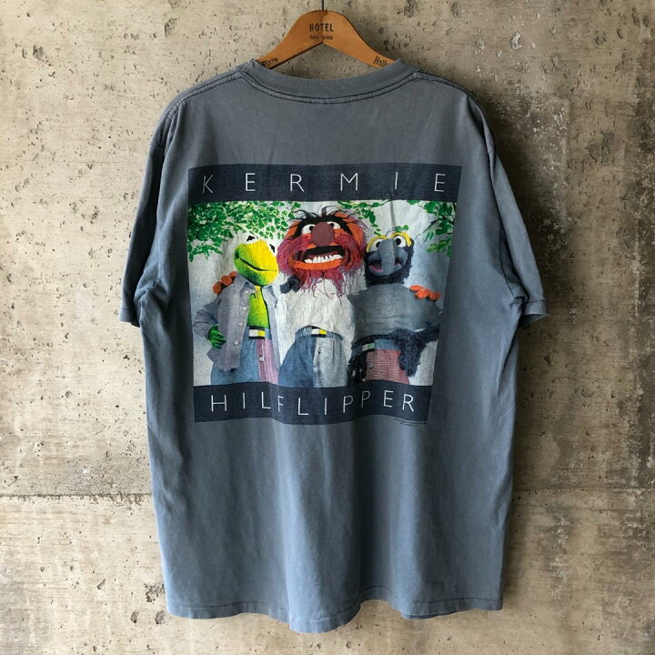 楽天市場】XZ498 Tシャツ カーミット セサミストリート 90s トミー 