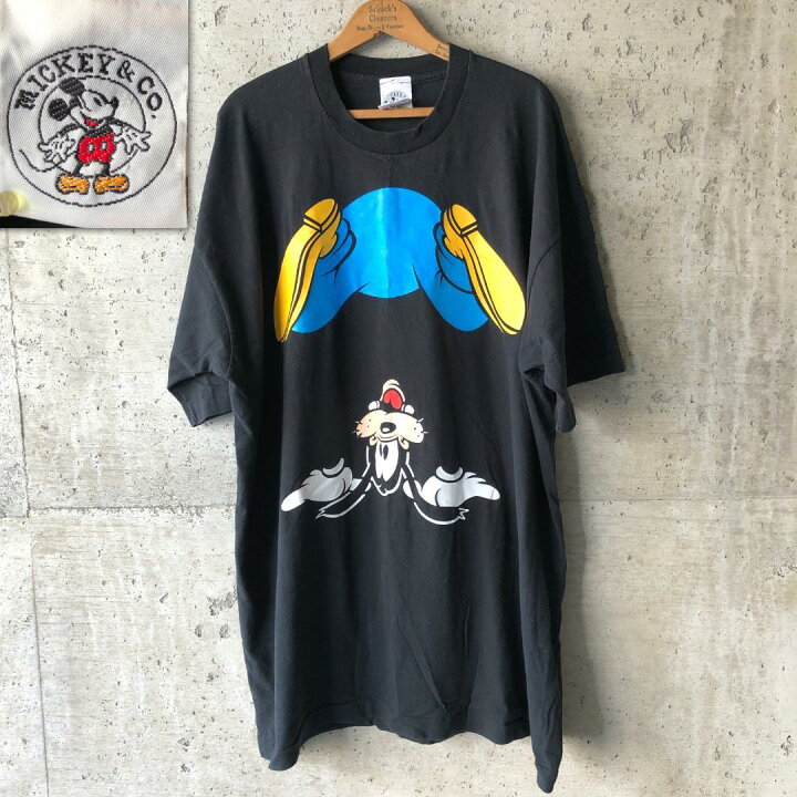 楽天市場】XZ424 90年代 90s ディズニー グーフィー 逆立ち Tシャツ 