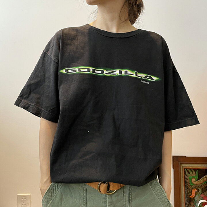 楽天市場】【W9】ヴィンテージ 98年製 ハリウッド版 ゴジラ GOZILLA T 
