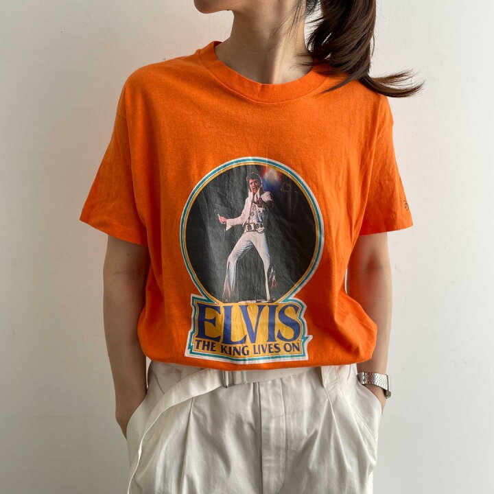 楽天市場】【104】ヴィンテージ Tシャツ 70s エルビス ELVIS ヘインズ 