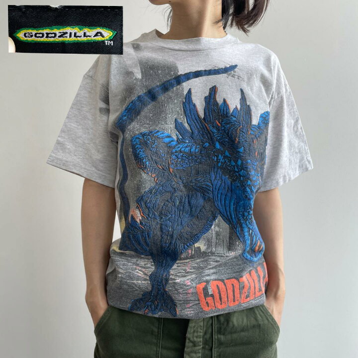 楽天市場】GF7 Tシャツ ムービーT ゴジラ GODZILLA エンボス加工 