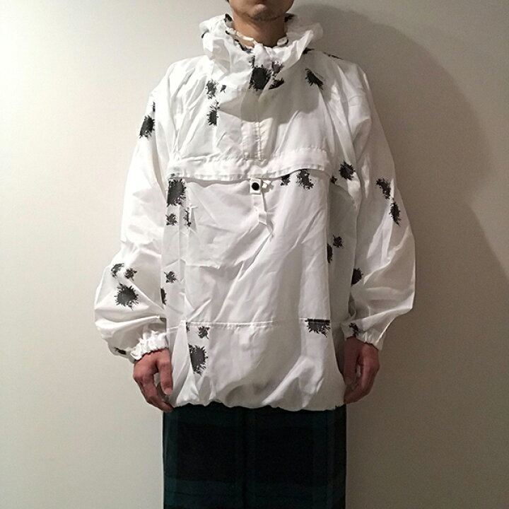 楽天市場】実品 本物 旧ソ連軍 スノーカモ パーカー Mサイズ デッド 