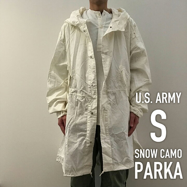 楽天市場】CT9 米軍実物 スノーカモパーカー モッズコート フィッシュ 
