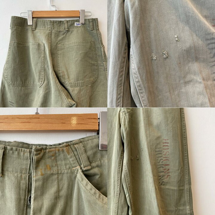 楽天市場】アメリカ軍 US MARINE CORPS HBTパンツ USMC マリンコープス 