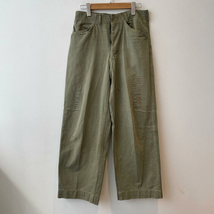 楽天市場】アメリカ軍 US MARINE CORPS HBTパンツ USMC マリンコープス 