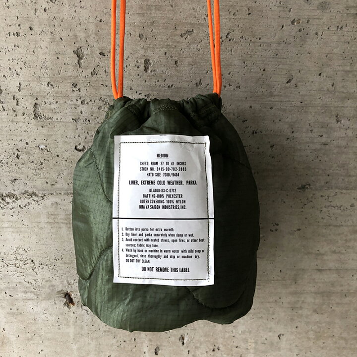 楽天市場】【HB】 ミリタリー ライナーリメイク ペイシェントバッグ 