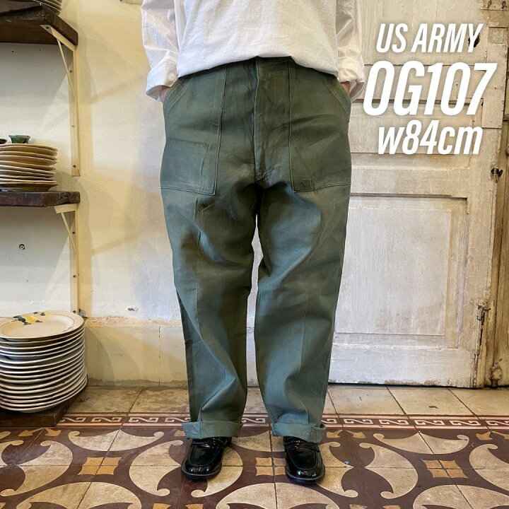 楽天市場】GD21 US ARMY 米軍 アメリカ軍 ベイカーパンツ 60s OG107 