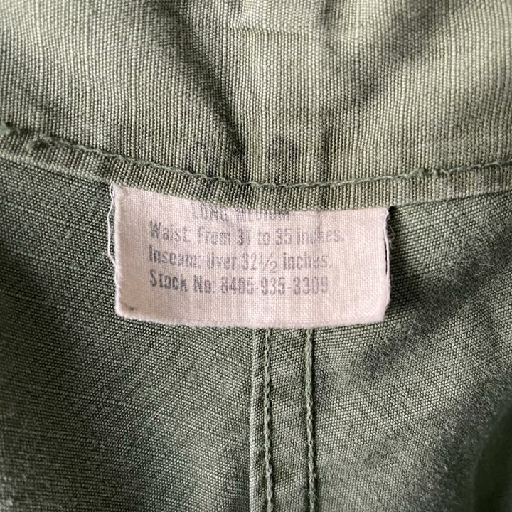 楽天市場】DG7 US ARMY アメリカ軍 ジャングルファティーグパンツ M/L 