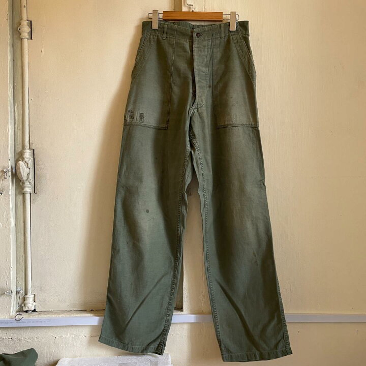 楽天市場】GD247 US ARMY 米軍 アメリカ軍 ベイカーパンツ 60s OG107 