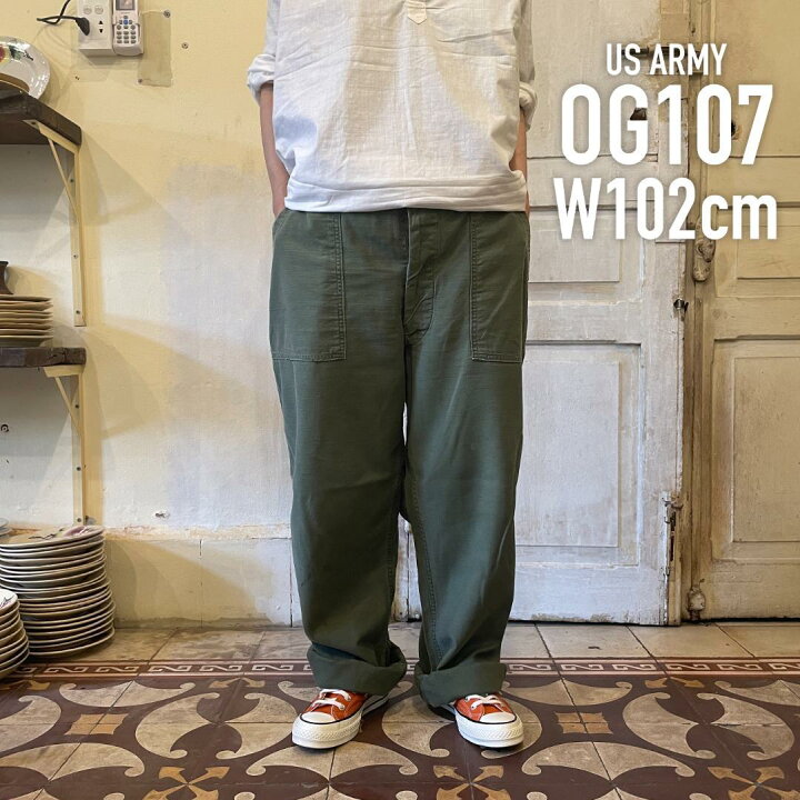 楽天市場】GD257 US ARMY 米軍 アメリカ軍 ベイカーパンツ 60s OG107 