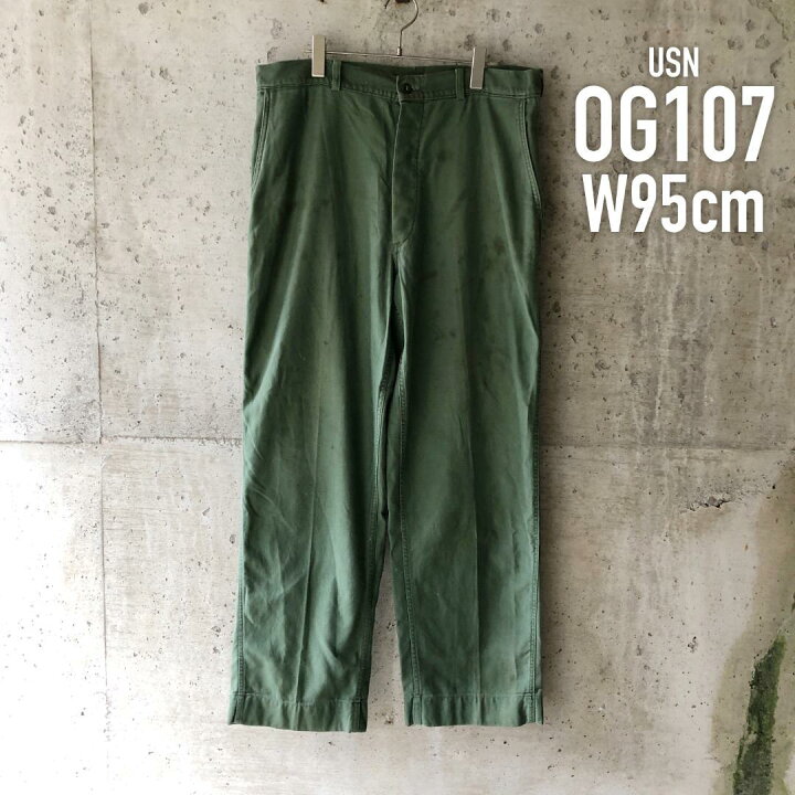 楽天市場】KU288 1960年代 US NAVY ベイカーパンツ ユーティリティ USN 