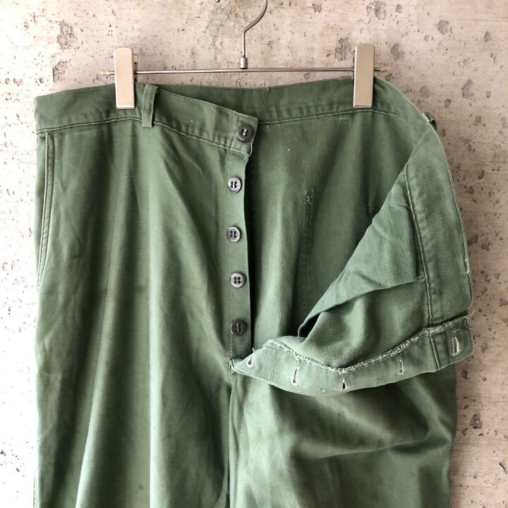 楽天市場】KU288 1960年代 US NAVY ベイカーパンツ ユーティリティ USN 