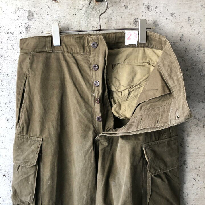 楽天市場】【KU254】サイズ23 フランス軍 M-47 カーゴパンツ 後期 美品 