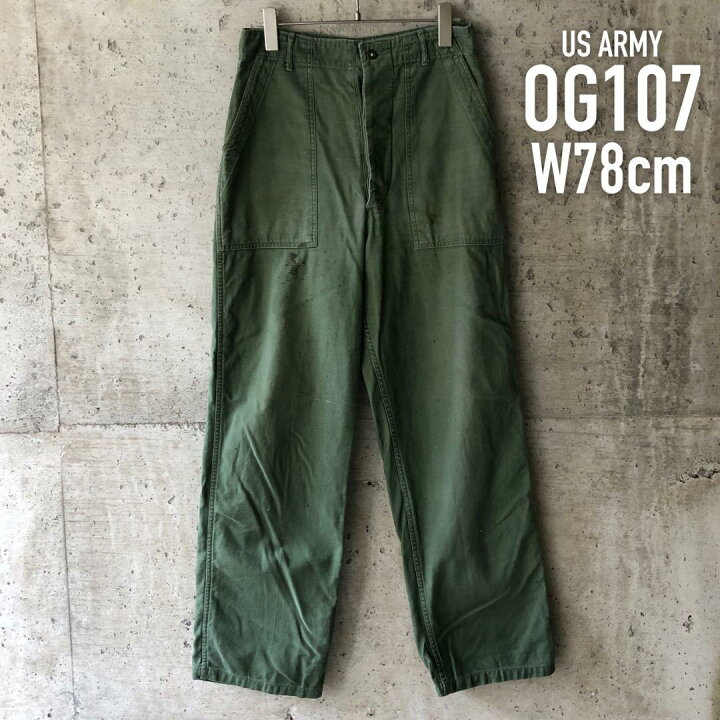 楽天市場】KU204 US ARMY 米軍 アメリカ軍 ベイカーパンツ 60s OG107 