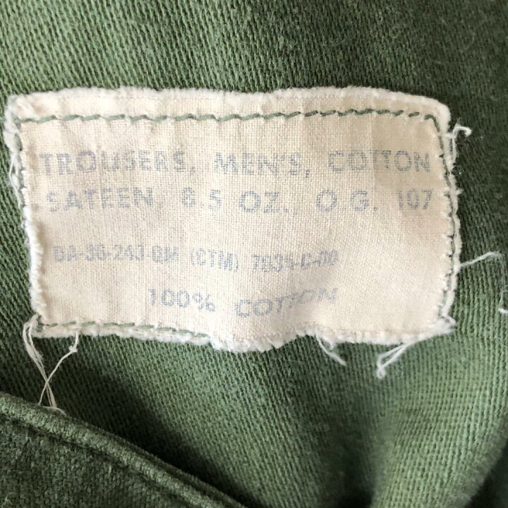 楽天市場】KU204 US ARMY 米軍 アメリカ軍 ベイカーパンツ 60s OG107 
