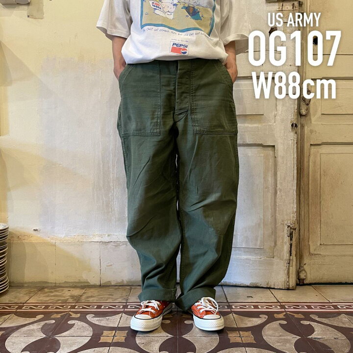 楽天市場】GD399 US ARMY 米軍 アメリカ軍 ベイカーパンツ 60s OG107 