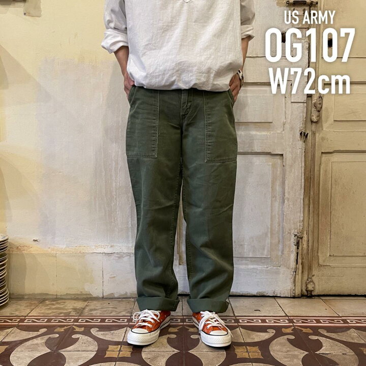 楽天市場】GD269 US ARMY 米軍 アメリカ軍 ベイカーパンツ 70s OG107 