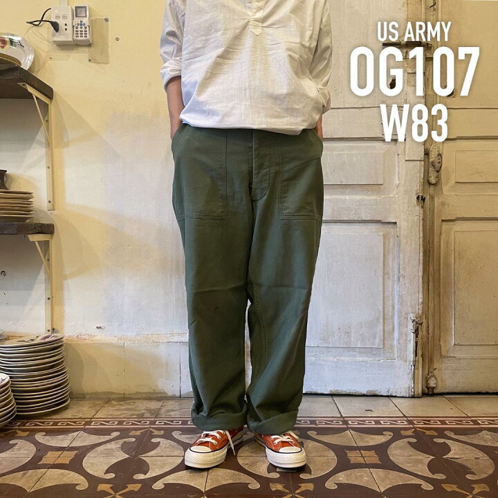 楽天市場】GD233 US ARMY 米軍 アメリカ軍 ベイカーパンツ 60s OG107 