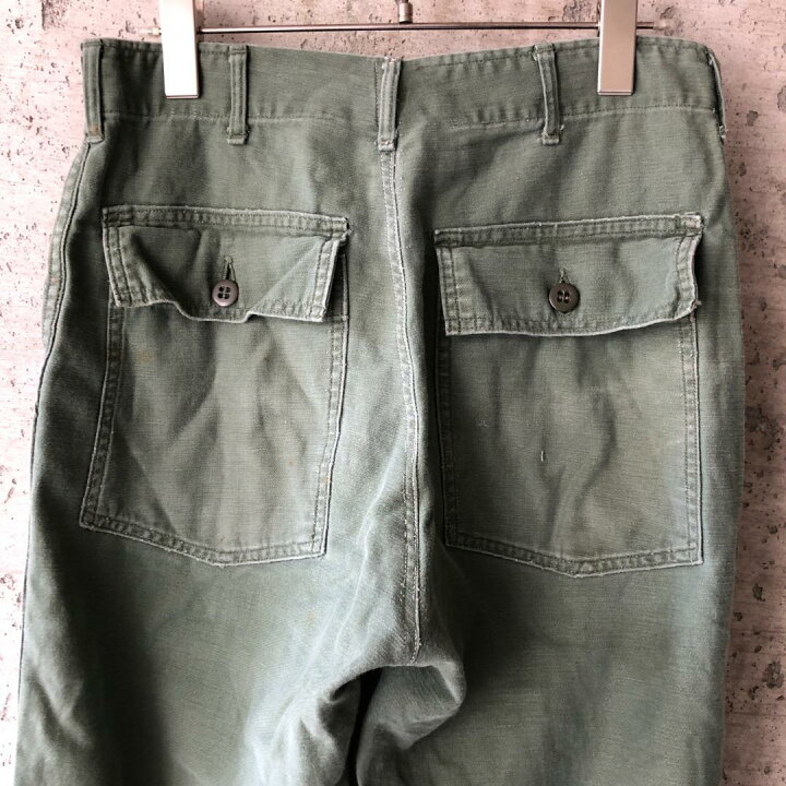 楽天市場】KU202 US ARMY 米軍 アメリカ軍 ベイカーパンツ 70s OG107 