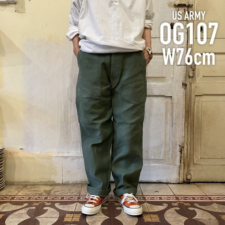 楽天市場】GD291 US ARMY 米軍 アメリカ軍 ベイカーパンツ 60s OG107 