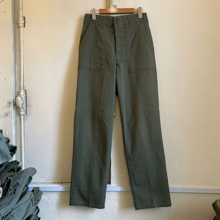 楽天市場】GD268 本物 US ARMY アメリカ軍 ベイカーパンツ 70s OG507 