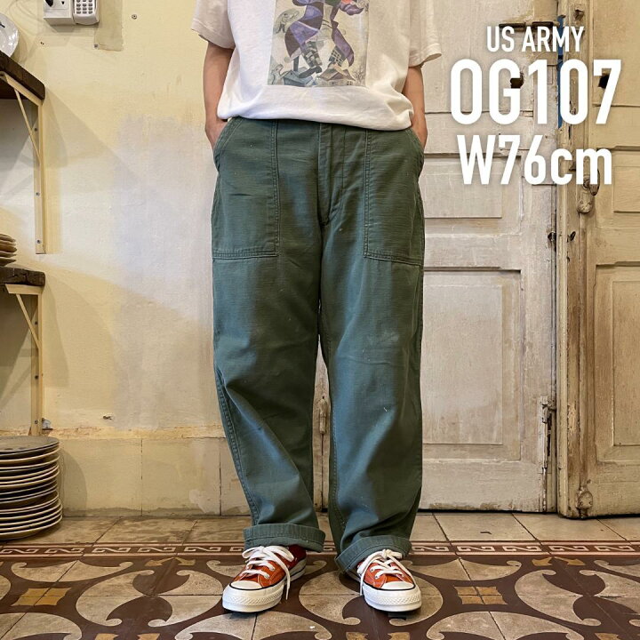 楽天市場】GD288 US ARMY 米軍 アメリカ軍 ベイカーパンツ 60s OG107  