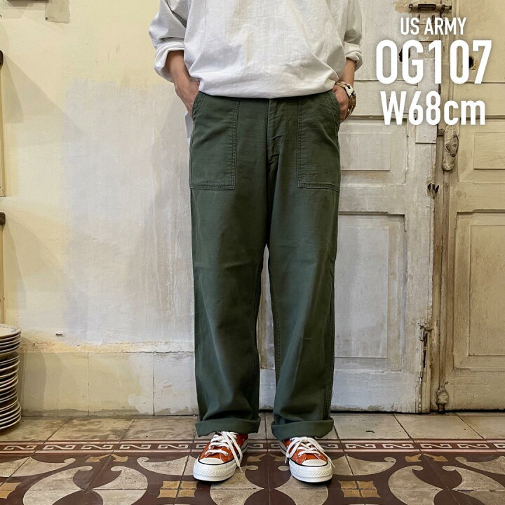 楽天市場】GD279 US ARMY 米軍 アメリカ軍 ベイカーパンツ 60s OG107 