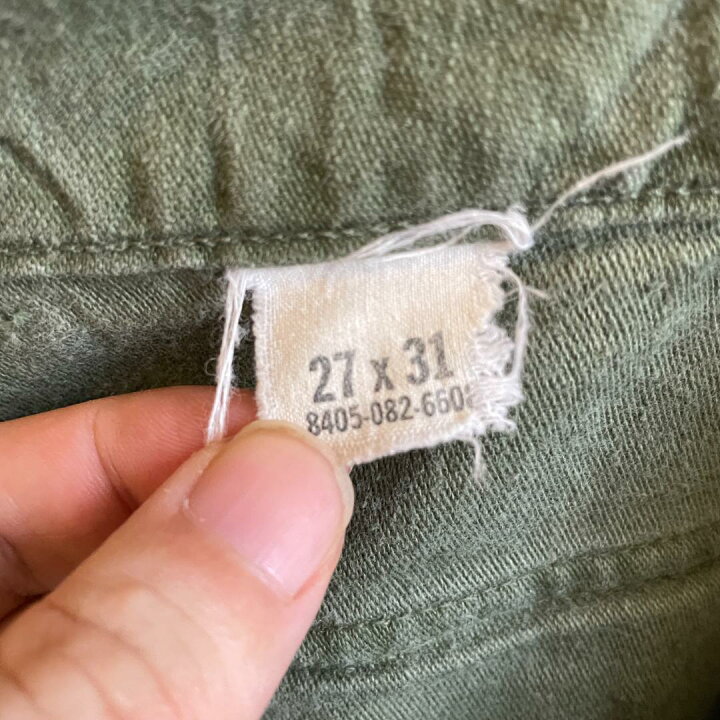 楽天市場】GD279 US ARMY 米軍 アメリカ軍 ベイカーパンツ 60s OG107 