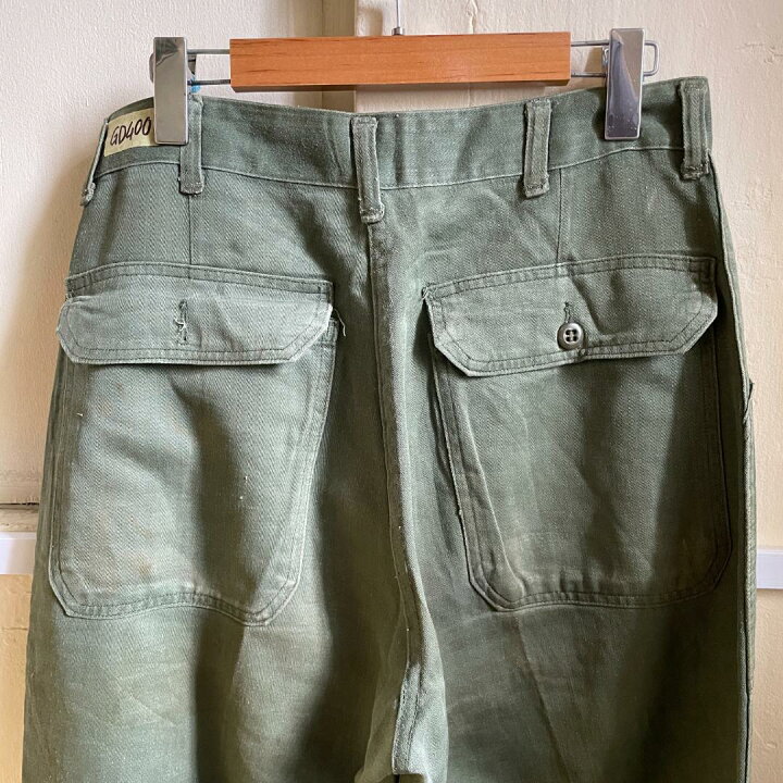 楽天市場】GD400 US ARMY 米軍 アメリカ軍 ベイカーパンツ 70s OG107 