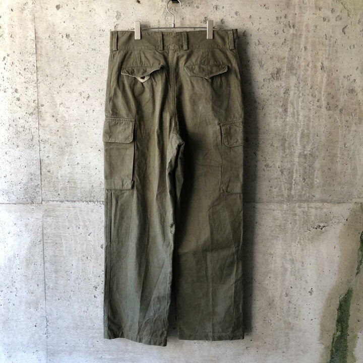 楽天市場】【KU256】本物 サイズ45 フランス軍 M-47 カーゴパンツ 前期 