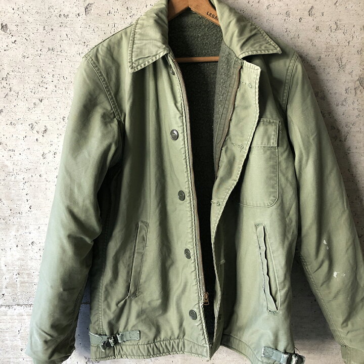 楽天市場】AAA33 本物 実品 80s U.S. NAVY A-2 デッキジャケット M 