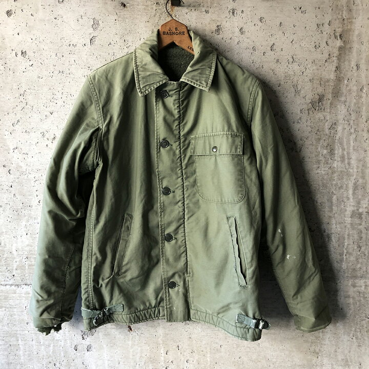 楽天市場】AAA33 本物 実品 80s U.S. NAVY A-2 デッキジャケット M 