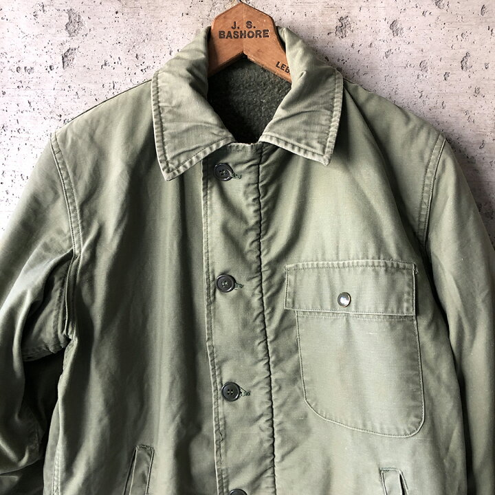 楽天市場】AAA33 本物 実品 80s U.S. NAVY A-2 デッキジャケット M 