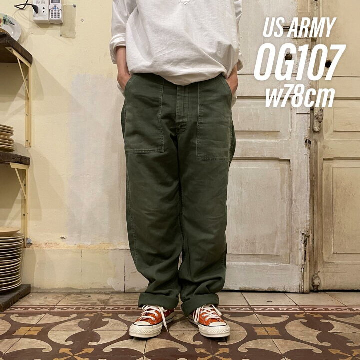 楽天市場】GD211 US ARMY 米軍 アメリカ軍 ベイカーパンツ 60s OG107 