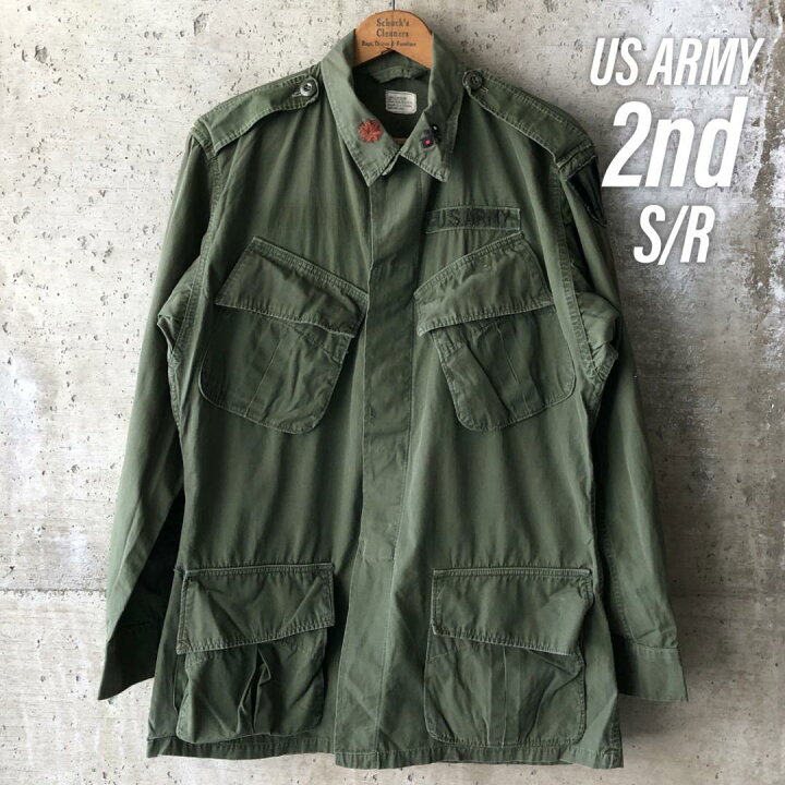 楽天市場】KU127 米軍実物 US ARMY ジャングルファティーグ ジャケット 