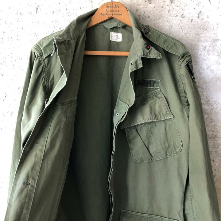 楽天市場】KU127 米軍実物 US ARMY ジャングルファティーグ ジャケット 