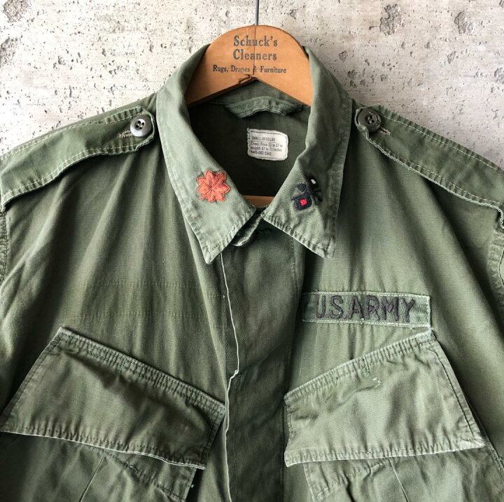 楽天市場】KU127 米軍実物 US ARMY ジャングルファティーグ ジャケット 