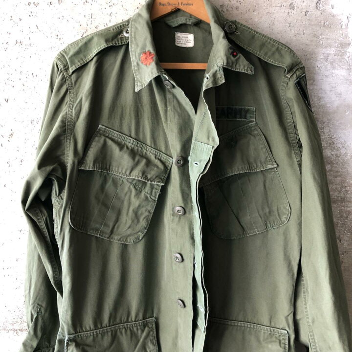 楽天市場】KU127 米軍実物 US ARMY ジャングルファティーグ ジャケット 