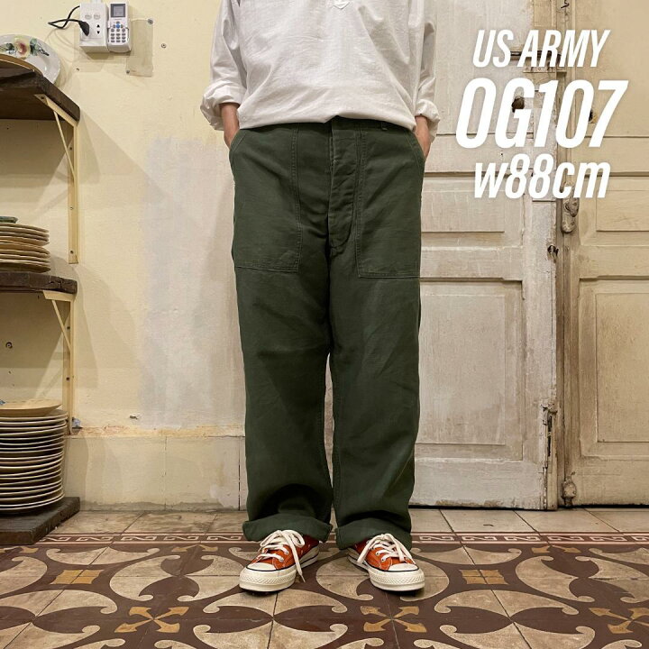 楽天市場】GD189 US ARMY 米軍 アメリカ軍 60s ベイカーパンツ OG107 