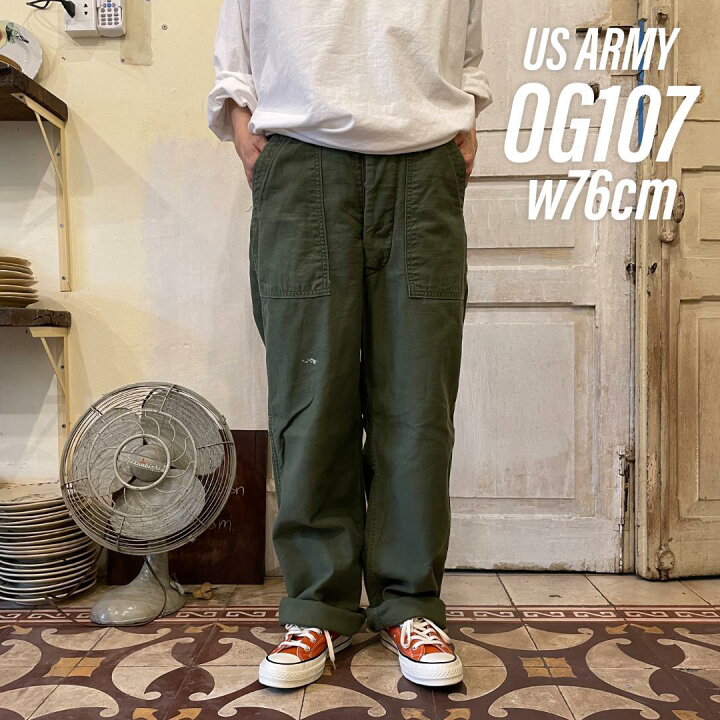 楽天市場】GD224 US ARMY 米軍 アメリカ軍 ベイカーパンツ 60s OG107 
