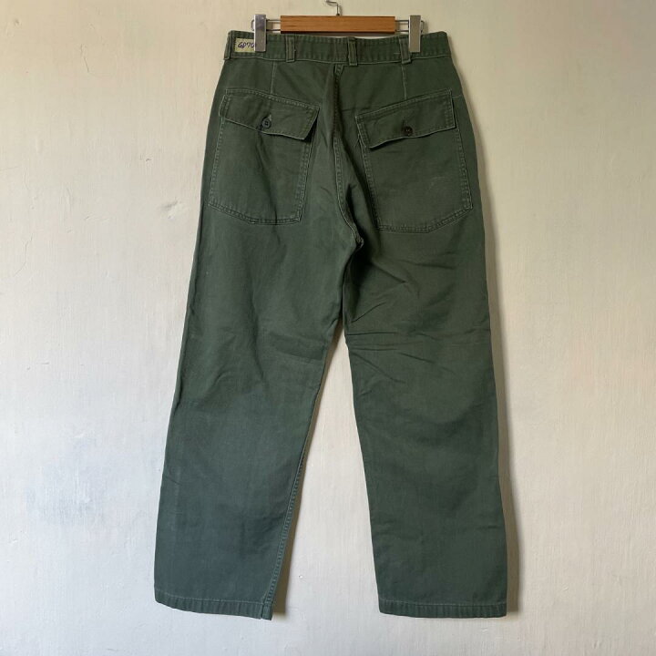 楽天市場】GD70 US ARMY 米軍 アメリカ軍 ベイカーパンツ 60s OG107 