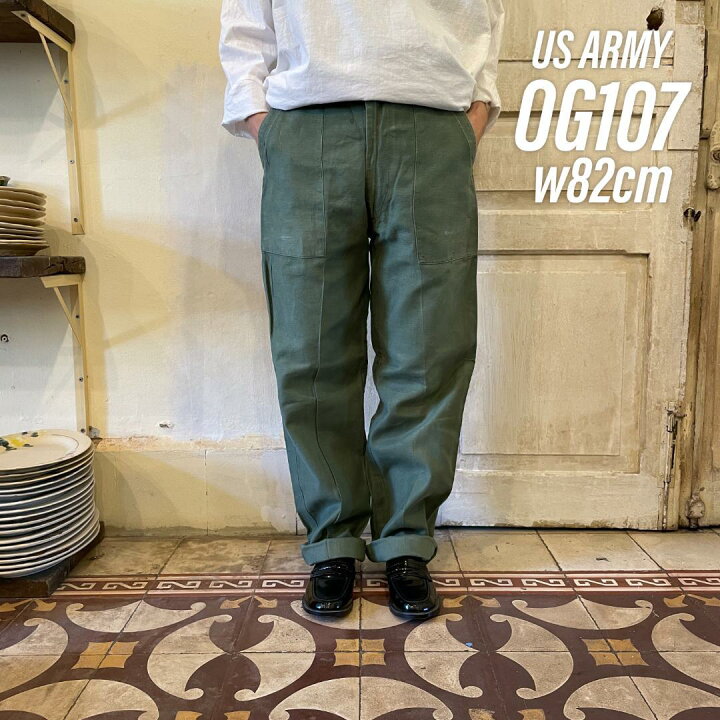 楽天市場】GD101 US ARMY 米軍 アメリカ軍 ベイカーパンツ 60s OG107 