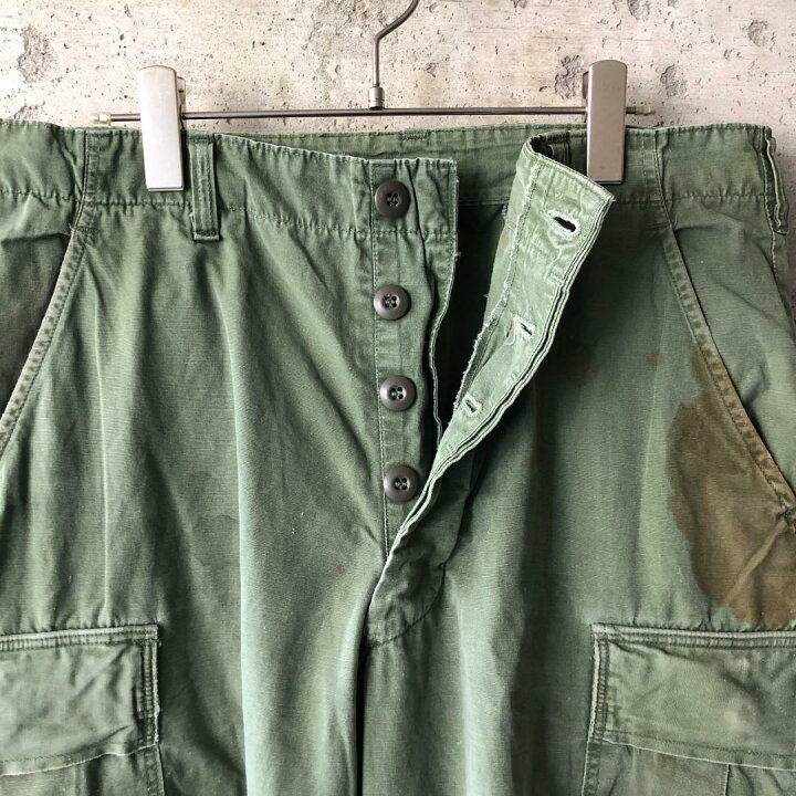 楽天市場】KU141 US ARMY アメリカ軍 ジャングルファティーグパンツ M 