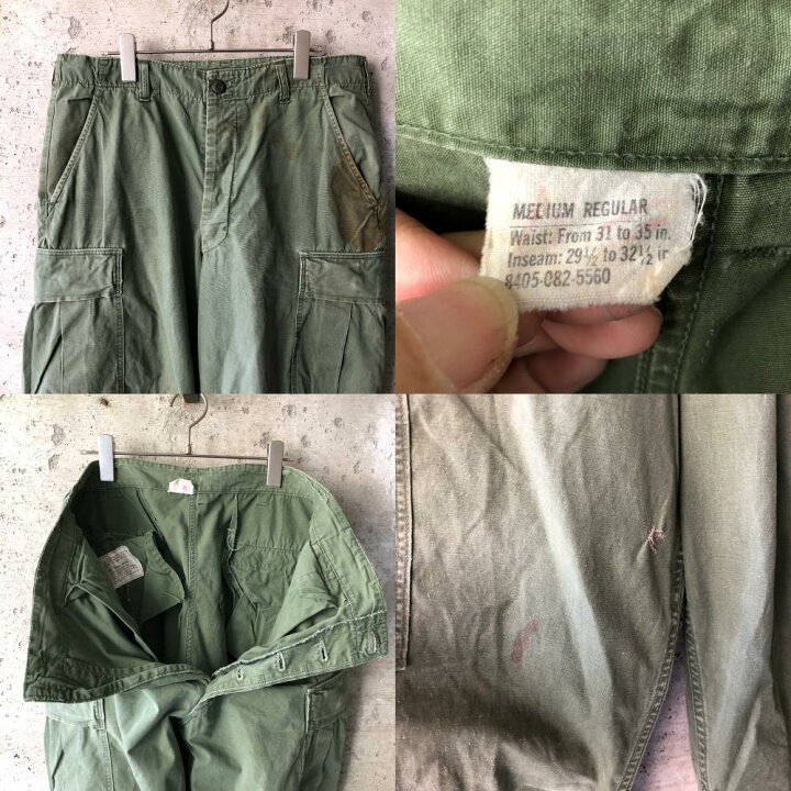 楽天市場】KU141 US ARMY アメリカ軍 ジャングルファティーグパンツ M 