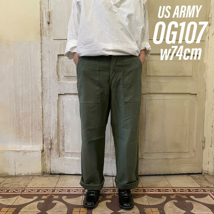 楽天市場】GD71 US ARMY 米軍 アメリカ軍 ベイカーパンツ 70s OG107 