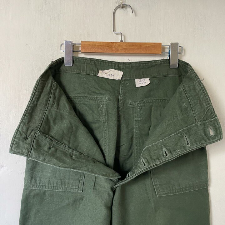 楽天市場】GD146 US ARMY 米軍 アメリカ軍 ベイカーパンツ 60s OG107 