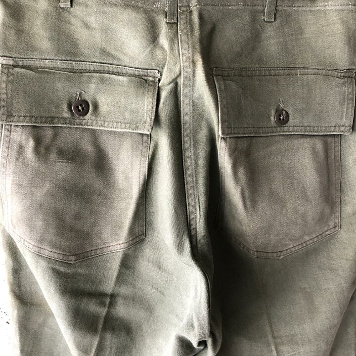 楽天市場】KU117 US ARMY 米軍 アメリカ軍 ベイカーパンツ 60s OG107 